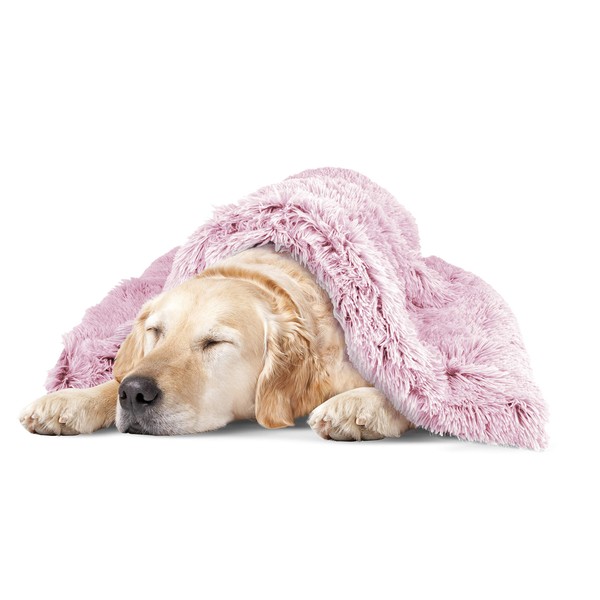 The Dog’s Blanket Sound Sleep Donut Blanket, XL Pink 97x139cm,