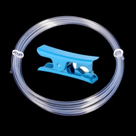 Newwish PFA Tube,PTFE Teflon Bowden Clear Tube ID 3mm X OD 4mm for 1.75mm Filament 3D Printer Extruder Hotend Tubing,High Temperature Transparent PFA Tube with Tube Cutter.(3 Meters)