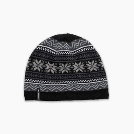 Turtle Fur Nuka Merino Wool Nordic Ski Hat, Black