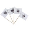 JBCD US Coast Guard Toothpick Flag Mini Small Cupcake Topper