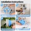 Wofeili Garden Retractable Hose Reel, Portable Simple Home Hose Reel