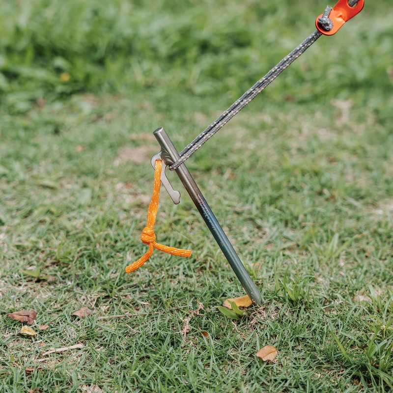 Boundless Voyage Titanium Pegs, Solid, Strong, Titanium Alloy, Tent/Tarp Peg,