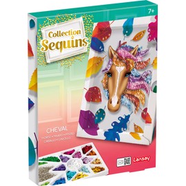 Collection Sequins - Cheval - Activités Manuelles - Dès 7 ans - Lansay