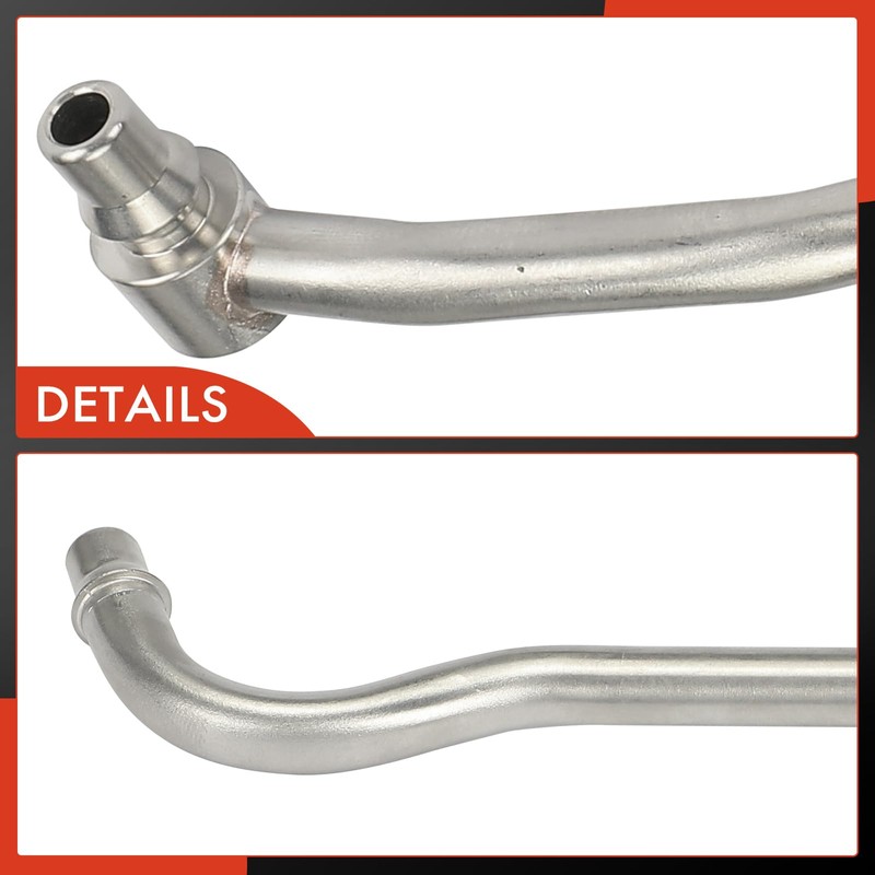 A-Premium Driver Side Turbo Coolant Line Kit Compatible with Ford