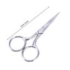 LIFKOME 2pcs Stainless Steel Eyebrow Scissors and Nose Hair Trimmers