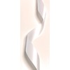 s.dekoda Satin Ribbon 25 m x 25 mm White Decorative
