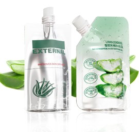 2 Geles Hidratantes Para Rostro Y Cuerpo, Gel Antiadherente Para Después Del Sol, Loción De Aloe Vera, Cuidado De La Piel, De Rápida Absorción, Larga Duración, Refrescante, Hidratante Facial