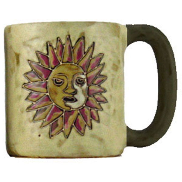 Mara Stoneware Mug - Sun-Moon Tan16 oz (510L6)