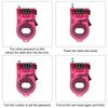 PATIKIL 3.28 Feet Retractable Cable Lock, 3 Digit Steel Cable