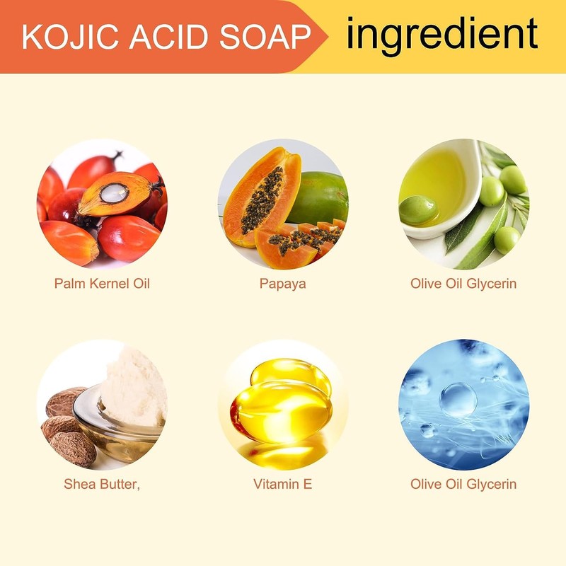 2 x 65G Peak Light Kojic Acid Skin Lightning Soap