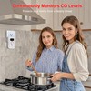 Carbon Monoxide Detectors Plug in, Alarm with Digital Display, Audible