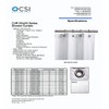 CSI Bathware 42" W x 74" L Assure Heavy-Duty Vinyl