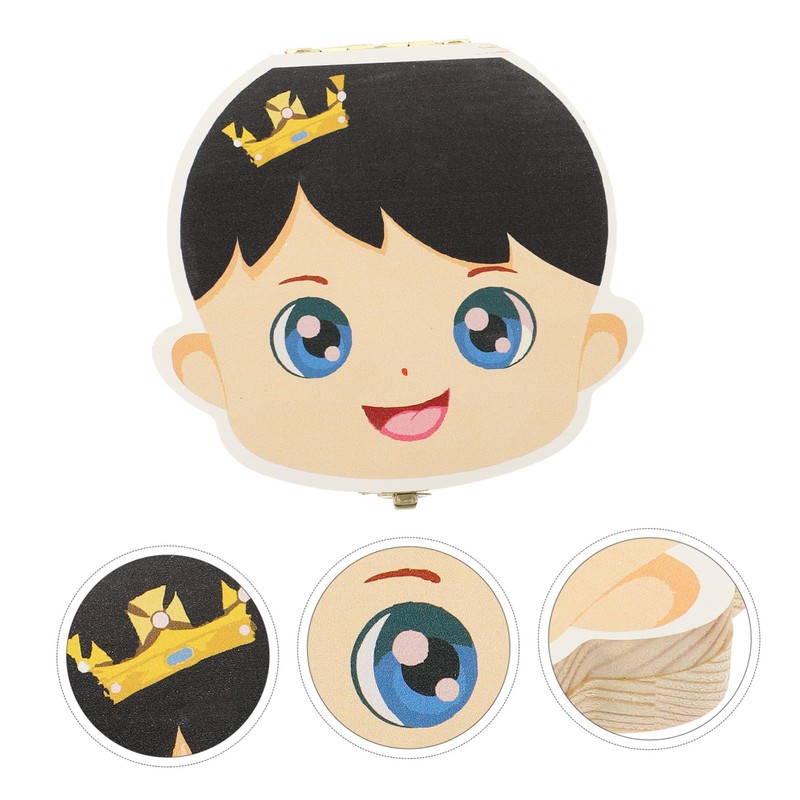 Abaodam Keepsake Tooth Box for Newborns Cute Teeth Storage Case