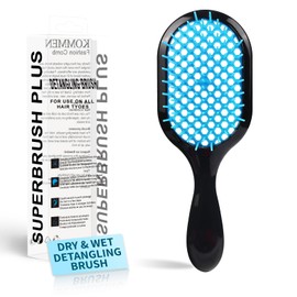 Detangling Brush,1 Pack Detangler Brush, Gentle & Effective Detangling on Wet or Dry Fragile Hair Types,Ultra-light, Detangling Brsuh ventilated and antistatic hairbrush (Blue)