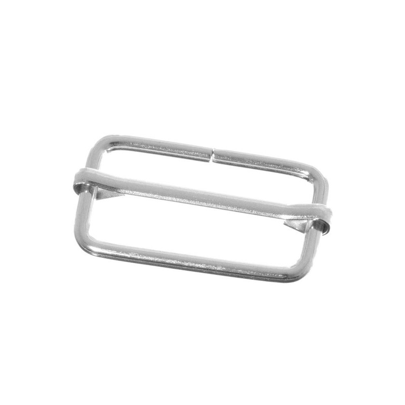 Craft County 25 Piece 1.25 Inch Metal Tri-Glide Slides Buckle