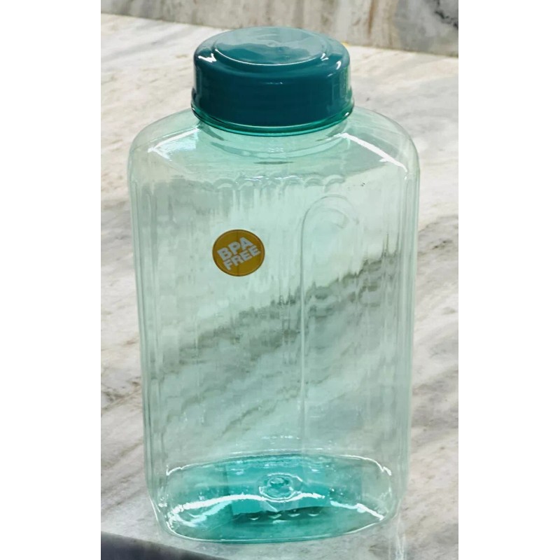 Greenbrier Turquoise Plastic Fridge Water Bottle-50floz/
