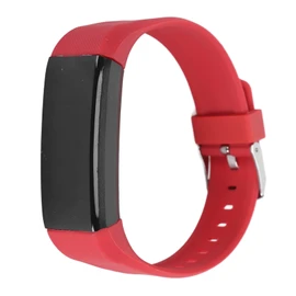 Sports Pedometer Watch Multifunctional Stylish IP67 Waterproof Message Reminder Activity Indicator Sleep Monitoring Calorie Count Fitness Watch Red