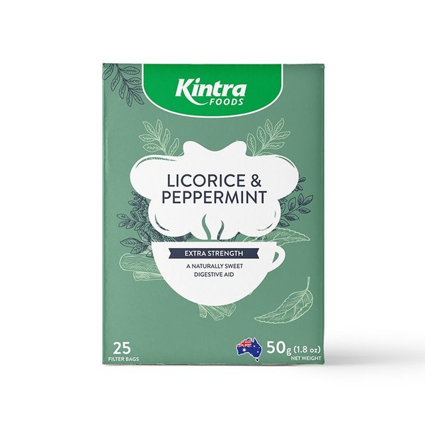 KINTRA FOODS Licorice & Peppermint Tea - 25 Teabags