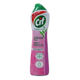 Cif CleanBoost Cream Multi-Surface All-Purpose Cleaner, Pink, 16.9 Oz