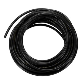 M METERXITY Pneumatic Tubing Pipe, 4mm(ID) x6mm(OD) PU Polyurethane Air Compressor Hose for Air Compressor Fitting/Gas/Fluid Transfer, Air Hose Line Tube [10M/32.8ft, Black]