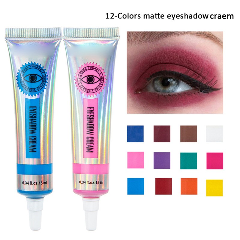6 Pcs Eyeshadow Cream Colorful Matte Eye Shadow Make up