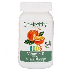Go Healthy Vitamin C Gummies for Kids, Immune Support, Children Vitamin Gummies, Toddler, Kids Vitamins, Kosher, Halal, Tasty Gummy - 60 Servings