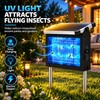 Solar Bug Zapper for Outdoor Use – 4500V Waterproof Mosquito