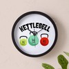 CafePress Kettlebells 10" Wall Clock for Livingroom, Kitchen, or Office