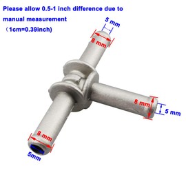 Upgraded Aluminium Coolant T Fitting Hose Connector Coupler Water Pipe N90693001 N906-930-01