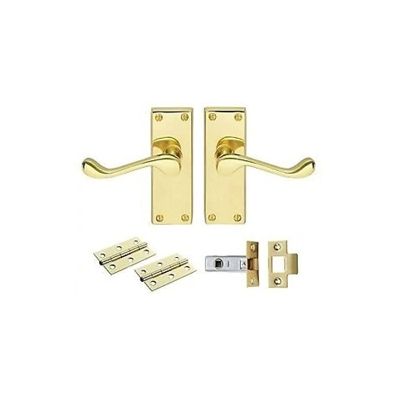 Carlisle Brass GK002EB/INTB Contract Victorian Scroll Latch Pack, 118 X