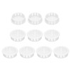 sourcing map 10Pcs 35mm/1.4in Air Vents Circular Soffit Vents, White