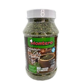Montero Chimichurri Mix 10oz - Dry Chimichurri Sauce Blend - Fat & Cholesterol Free - Sugar Free - Lite & Healthy