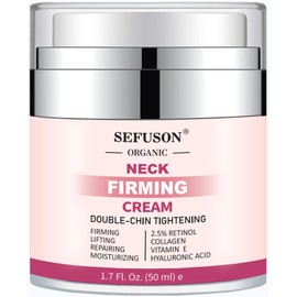 Neck Firming Cream – Moisturizer with Retinol, Collagen, and Hyaluronic Acid for Wrinkles, Fine Lines, Skin Tightening & Repair