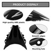 PSLER Windscreen Windshield Double Bubble for YZF R6 600 2006-2007,