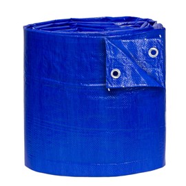 TARP SUPPLY Inc. 20' x 20' Heavy Duty Blue Poly Tarp - Waterproof, UV Resistant & Lightweight 5 Mil - Aluminum Grommets, Rope Reinforced Edges - Ideal for Car, Camping, Motorcycle & Outdoor Protection