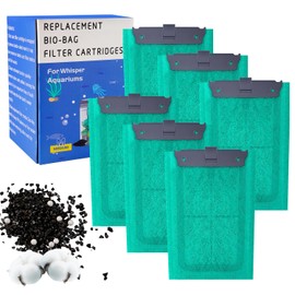6 Packs Carbon Filter Cartridges for EasyCrystal Filter Set C250/300, Replacement Filter Cartridges for EasyCrystal, for Quick and Clean Filter Change (6 Pack)