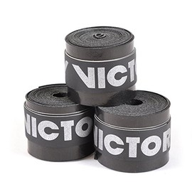 Victor Grip Tape Overgrip Tour Black Best Quality Excellent Grip and Long. Includes end Tape. Ideal Pack – Can be used for Tennis, Badminton, Table Tennis, Squash Racket Team Ball Kicker, Paddle, Billiards, Golf, Speed Badminton and much more. Black blac