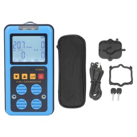 Gas Monitor 4 in 1 CO H2S O2 LEL Accurate Measurement Sound Light Vibration Alarm Backlit Display Gas Detector