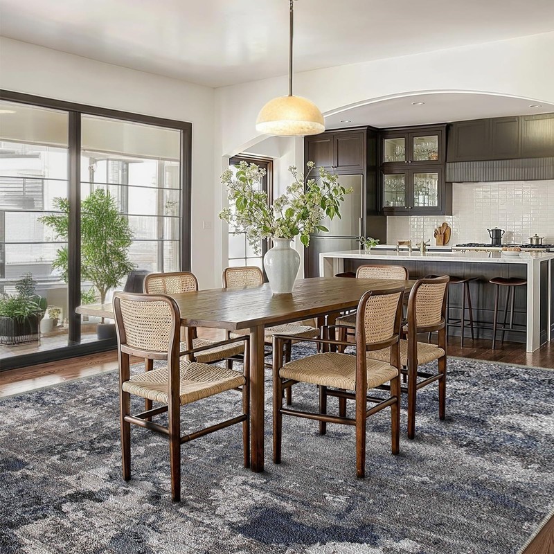 QD-Udreamy 8x10 Area Rugs - Machine Washable Area Rugs for