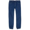 Nautica Boys' Pull-On Stretch Denim Jeans, 5-Pocket Style & Drawstring