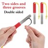QfwdfcTrenz 2-Piece Fish Hook Sharpeners Set, Double Sided Diamond File,
