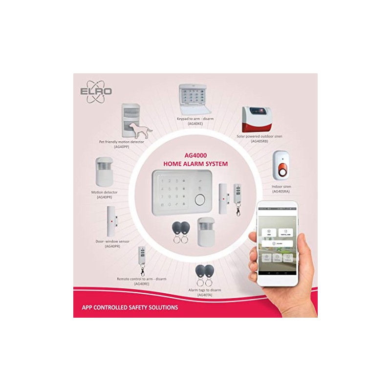 ELRO AG40SRA Internal Siren for ELRO AG4000 Home Alarm System