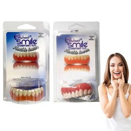 Neyared Neyared Denture Reline 2Kit, Snap on Dentures, Upper and Lower Denture
