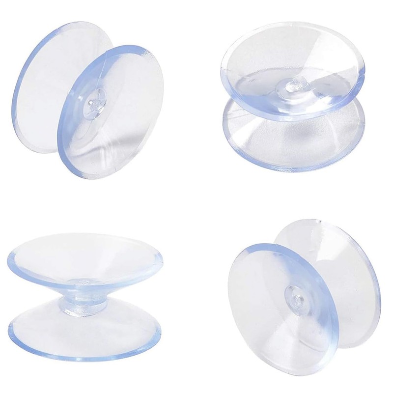 Vikrami lighting 30pcs 20mm Featuring Double Sided Suction Cups，Small Plastic