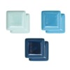 Natural69 QA67 Set Product, Set of 6 Square-shaped Plates