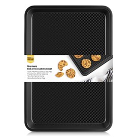 Cookie Sheet for Baking, Ceramic Quarter Baking Sheet Pan, Thicker Carbon Steel Baking Sheet Non Stick, 12.8 x 9 Inch Baking Tray for Oven