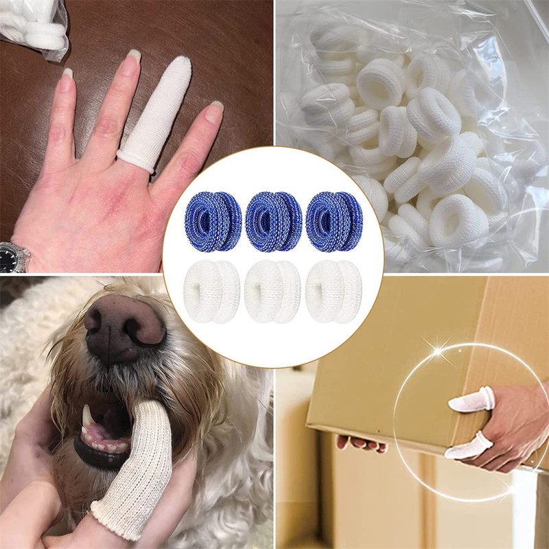 Finger Bandage 20 PCS Finger Cots Finger Protector First Aid