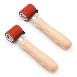 VOTOER 2pcs 40mm Silicone Seam Roller, Hand Welding Roller, High Temperature Resistant Roofing PVC Welding Tool Accessory