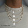 LUXSTAR Twisted Chain Necklace, Men's, Women's, 18K Coating, Hypoallergenic, Stainless