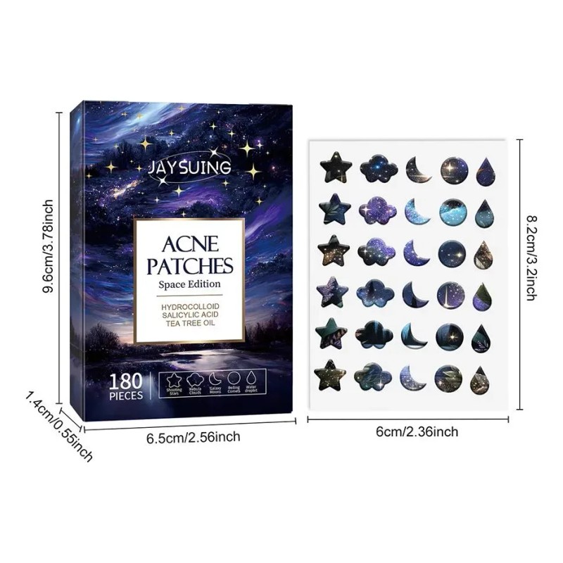 AL - Los Coloridos Parches Estrellados Para El Acné, Suaves